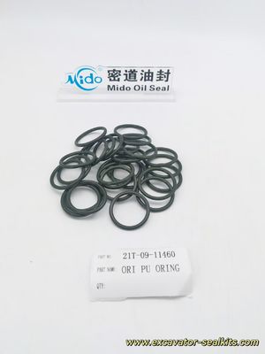 การเปลี่ยนที่แน่นอน Komatsu PU O-Ring 21T-09-11460 ซีลยางโอริงคุณภาพ OEM