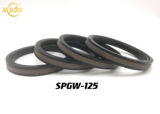 SPGW 125 Double Acting Piston Seal, Excavator High Pressure Piston Seals