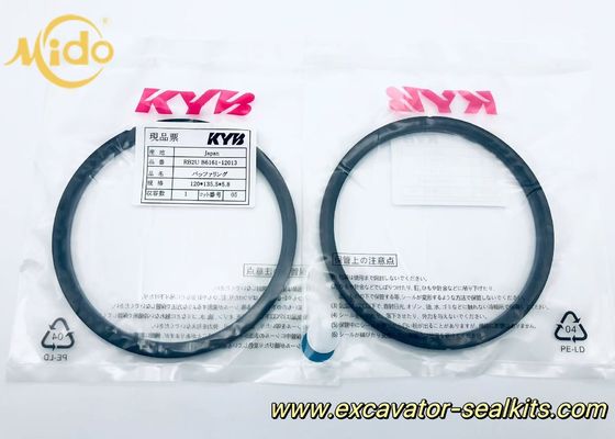 KYB HBY ไฮดรอลิก ซิลินเดอร์ วงกลมพัสดุสํารอง สําหรับเครื่องขุด - 120 มม ID X 135.5 มม OD X 5.8 มม ความหนา - แหวนสวมทนทาน สําหรับการบํารุงรักษาระบบไฮดรอลิก