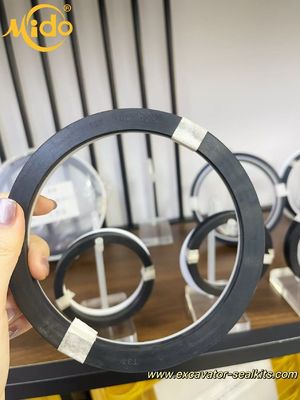 120-140-12.5 โซลินเดอร์สต๊อปกระบอกยก K37 เหมาะสําหรับการใช้งานไฮดรอลิกภาระหนัก แหวนพัฟเฟอร์ HBY Seal มีสต็อปที่รวย