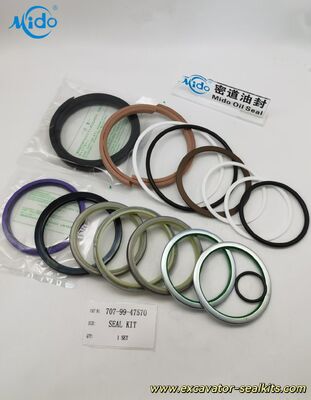 ชุดซีลกระบอกไฮดรอลิก Komatsu OEM | ชิ้นส่วนเดิม 707-99-47570