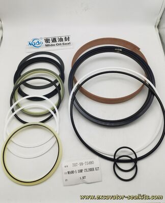 Hydraulic Cylinder Seal Kit 707-99-75480 for Komatsu WA480-5 Dump Cylinder | OEM Complete Repair Kit