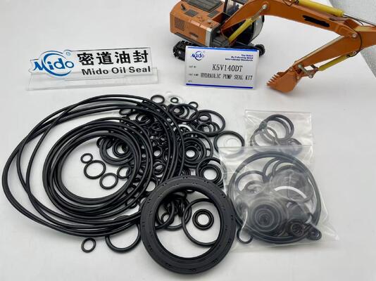 K5V140DT ชุดปั๊มไฮดรอลิกและซีลกระบอกสูบ - ชุดซ่อมรถขุดที่สมบูรณ์แบบเพื่อความพอดีที่ปราศจากการรั่วซึม