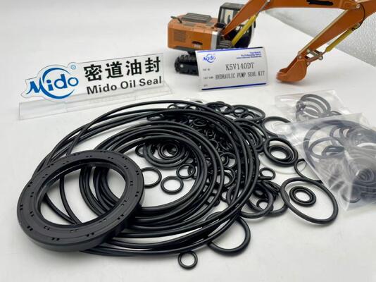 K5V140DT ชุดปั๊มไฮดรอลิกและซีลกระบอกสูบ - ชุดซ่อมรถขุดที่สมบูรณ์แบบเพื่อความพอดีที่ปราศจากการรั่วซึม