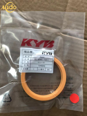 Original KYB Piston Rod Seal 75 * 90 * 9 Mm Excavator Hydraulic Cylinder Wiper Seal
