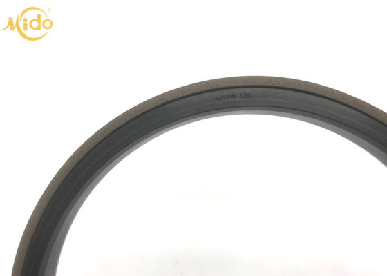 SPGW 120 Excavator ซีลลูกสูบไฮดรอลิก PTFE NBR U Cup Piston Seal