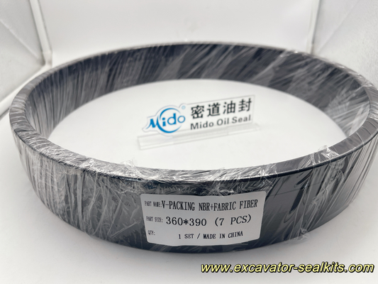 V-Packing NBR+FABRIC FIBER ชุดปิดเครื่องขุด