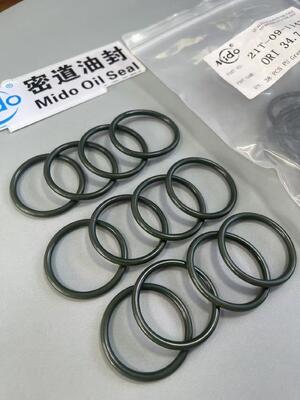 21T-09-11470 ชุดซีลรถขุด Komatsu | โอริง PU สีเขียว ORI 34.7-3.5 ประสิทธิภาพสูงสำหรับระบบไฮดรอลิก