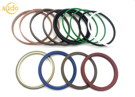 อัตราการปิดสูง E308 E308B E308C Boom Arm Bucket Hydraulic Cylinder Seal Kit